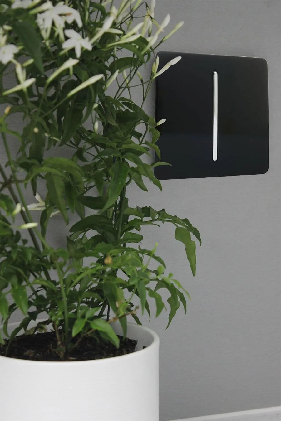 Matt Black Wiring Accessories Trendi Decorative Screwless